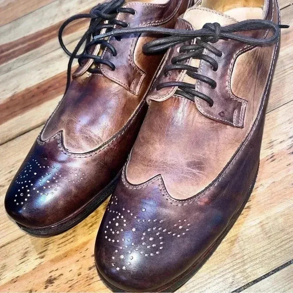 Bed Stu Mens Bench made Cobbler Series Wing Tips Shoes 6914 Oxfords ? main image 12